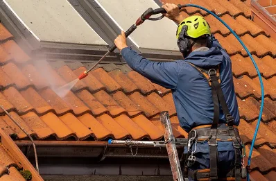 Démoussage et hydrofuge de toiture à Valdoule